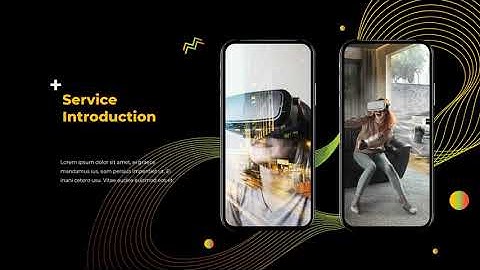 Electronic Pattern Pitch Deck Design animated PowerPoint Templates