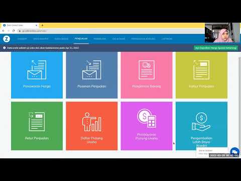Tutorial Zahir Online || Input Transaksi Tgl 1-20