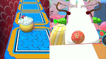 All Levels Going Balls Speedrun VS Candy Ball Run Gameplay
