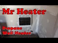 Mr Heater Vent-Free Propane Wall Heater and Propane Tank for the Off Grid Homestead