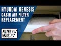 How to Replace Cabin Air Filter 2009-2016 Hyundai Genesis