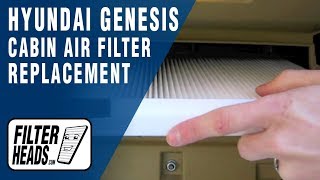 How to Replace Cabin Air Filter 2009-2016 Hyundai Genesis