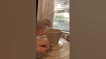 Throwing a coffee pour over set. First up - the dripper. #shorts