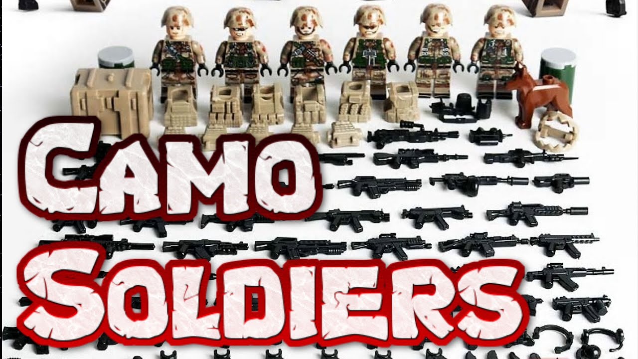 CAMO SOLDIERS - Lego like - Oenux - Soldados Camuflados Set - YouTube