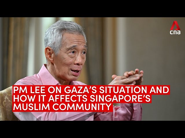 PM Lee on the situation in Gaza and impact on Singapore's Muslims | Interview with Lee Hsien Loong class=