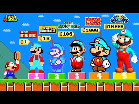 If Mario Can Buy All ICE Flower Character Forms In The Mario Game