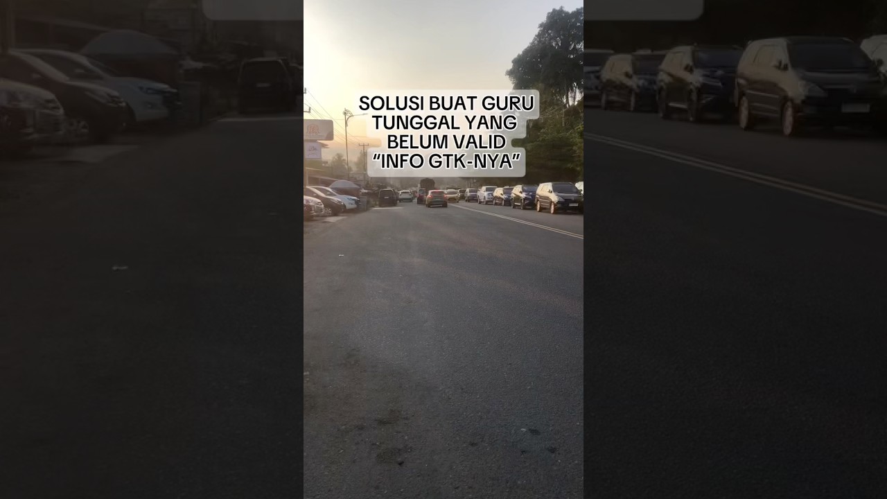 BUAT GURU TUNGGAL YANG INFO GTKNYA BELUM VALID 