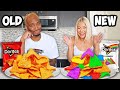 NEW VS OLD FOOD CHALLENGE!!