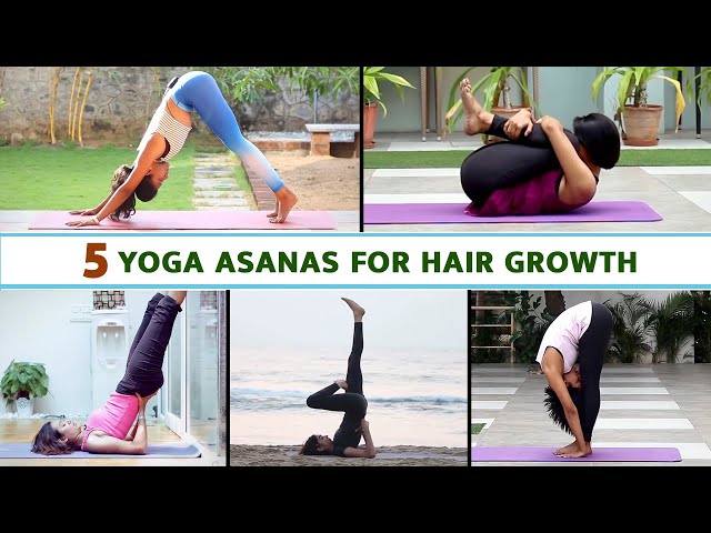 5 Yoga Asanas For Hair Growth, Yoga For Hair Growth, Asanas For Grow Hair, Yoga For Hair Loss