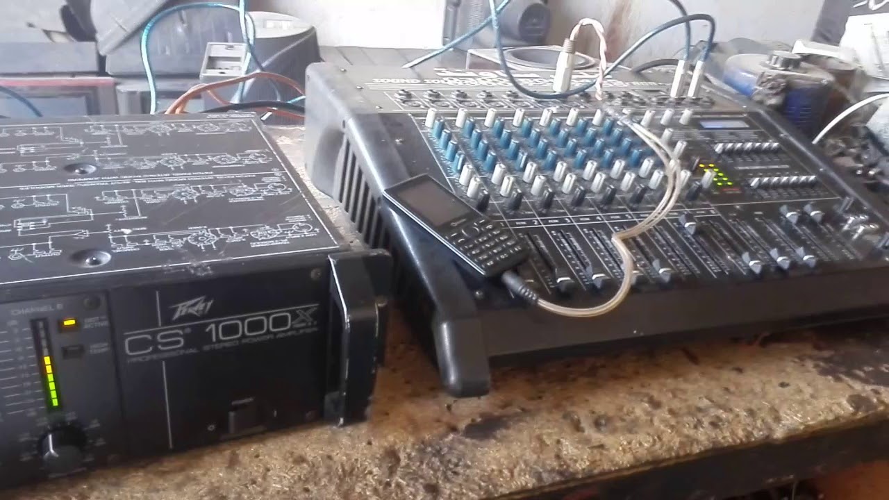 Peavey cs 1000x pwr amplifier YouTube