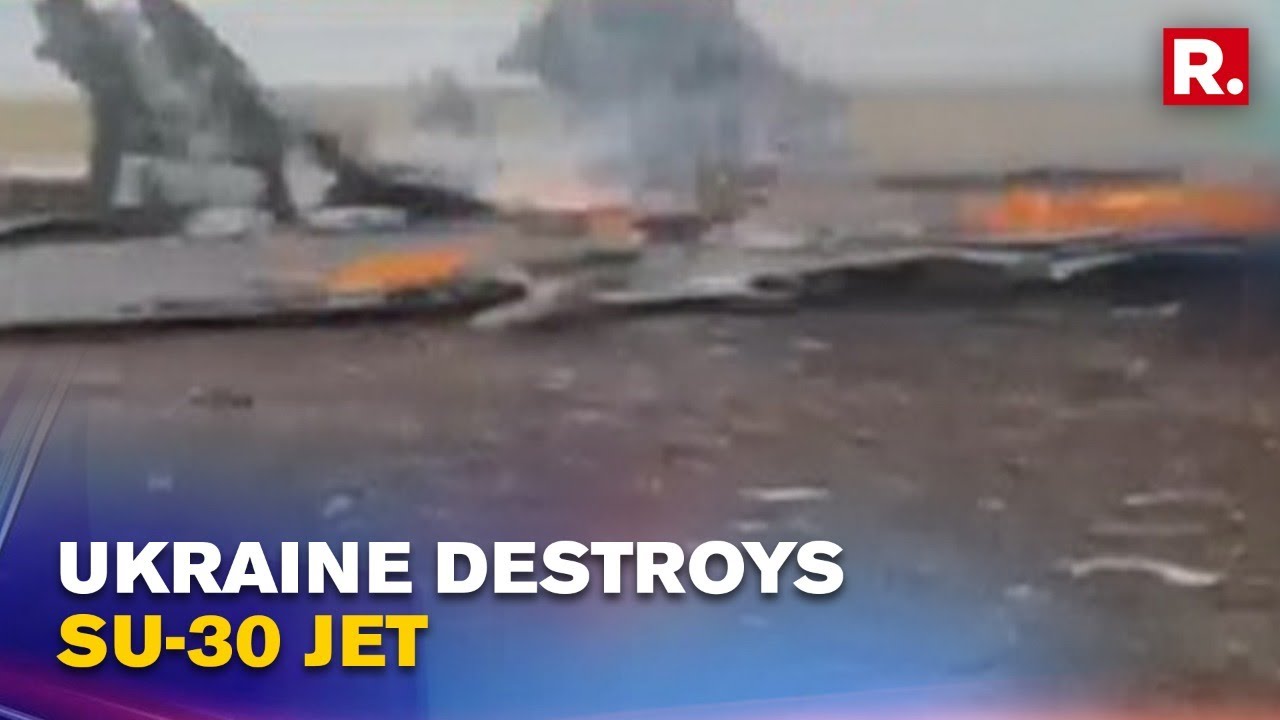 Russian Fighter Jet Shot Down Over Ukraine