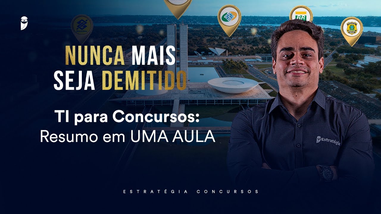 TI para Concursos: Resumo em UMA AULA - Nunca mais seja demitido 2026