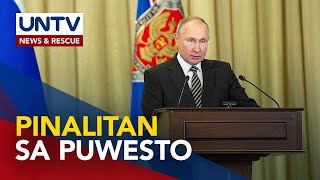 Russian Pres. Vladimir Putin, pinalitan ang defense minister matapos manalo sa March elections