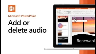 Add or delete audio in your PowerPoint presentation |   Power Point Lesson # 38