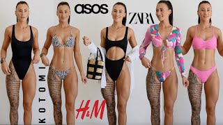 HUGE BIKINI *TRY ON* HAUL | ASOS | H&M | KOTOMI SWIM - YouTube