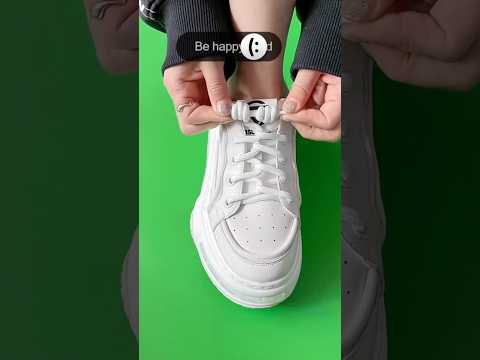 How to tie shoe laces? Creative ways to tie shoelaces, Shoes lace styles E213523 #shoelaces #shorts