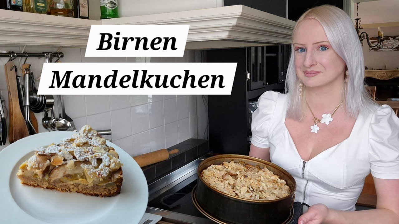 Vegan | Birnen Mandelkuchen | lecker, schnell und einfach 