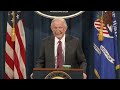 Attorney General Sessions Statement on Recusal