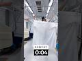 ダンス動画 😂 22秒後に本当にカーテンの手を放された… 電車ダンス #dance #shorts