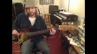 Video thumbnail of "Aretha Franklin "Think" bass cover James Elliott"