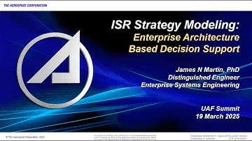 ISR Strategy Modeling: Enterprise Architecture-Based Decision Support