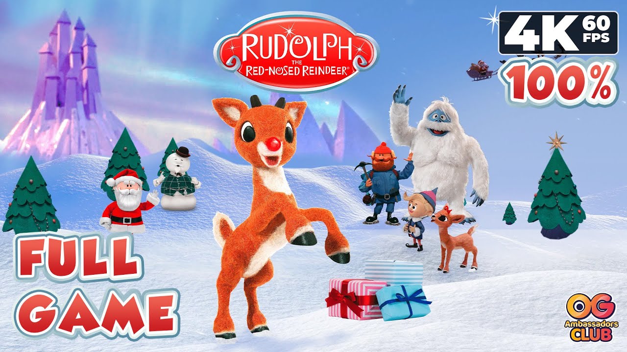 Rudolph the Red-Nosed Reindeer (PC) - Full Game 4K60 Walkthrough (100% ...