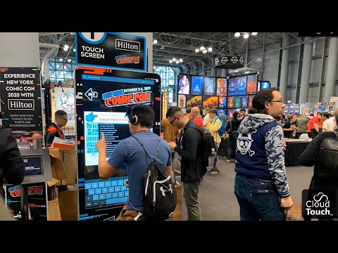 Touch Screen Kiosk Wraps & Info Toppers - Cloud Touch Interactive Kiosks