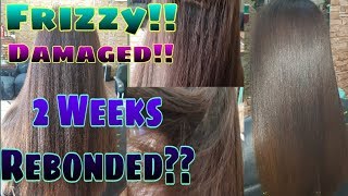 Backjob Rebond | How to Fix Damage Rebonded Hair | Sunog na Buhok Paano Gawin | Chading