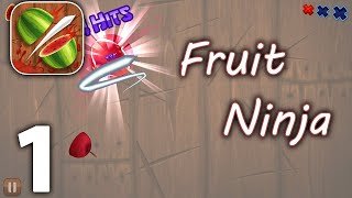 Fruit Ninja - Tutorial Part 1 - Gameplay Walkthrough(iOS, Android) screenshot 4