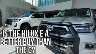 Updated Hilux E vs Hilux G | worth it to go for the G?