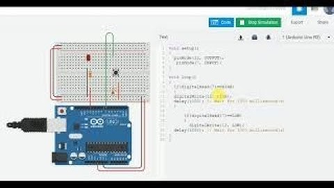 how to  blink led using push button