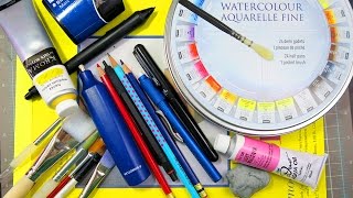 What Art Supplies I Use