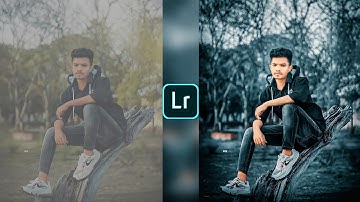 Lightroom dark tone effect photo editing tutorial | lightroom background colour change preset