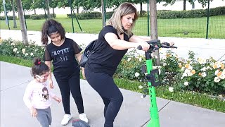 ZEYNEP SCOOTER'DAN DÜŞTÜ-DIŞARIDA BİR GÜNLÜK VLOG/ ANNE KIZ TV