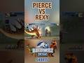 Pierce vs Rexy - Jurassic World Alive #Shorts #DinosaurShorts #JurassicWorld