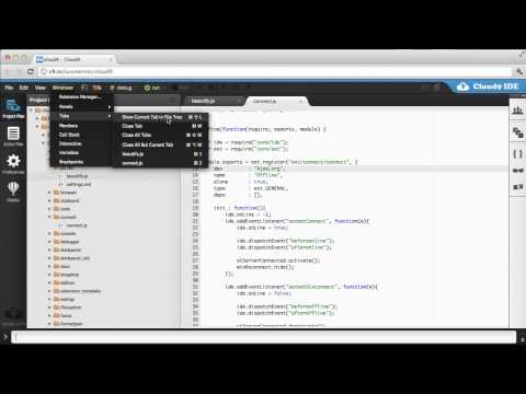 Cloud9 IDE: Revealing Active Tab in File Tree