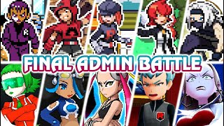 Evolution of Final Admin Battles in Pokémon Games (2000 - 2019)