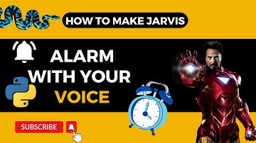 How To Add Alarm ⏰ In Jarvis | Python Alarm | how to make jarvis