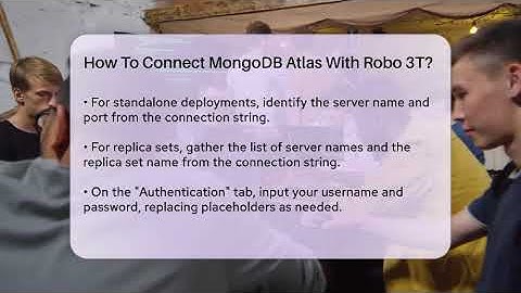 How To Connect MongoDB Atlas With Robo 3T? - Next LVL Programming