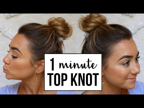 EASY TOP KNOT BUN | for Fine Hair & Thin Hair