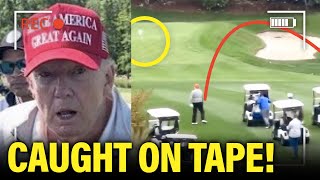 Trump HORRIBLE Golf Shot GOES VIRAL and EXPOSES He is a LOSER at Everything