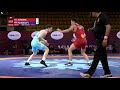 1/2 GR - 82 kg: K. ASYKEEV (KGZ) v. Y. POLIVADOV (KAZ)