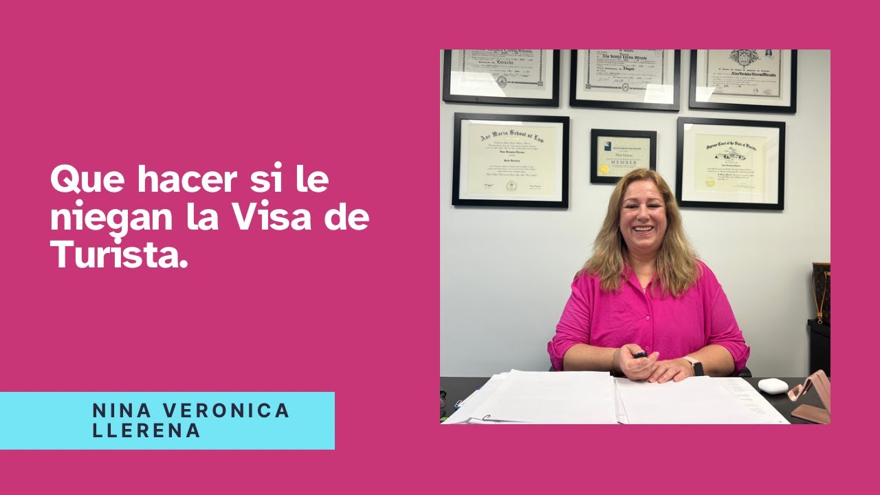 Que hacer si le niegan la Visa de Turista. Entérese! - YouTube