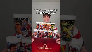 Got all the McDonald's FIFA Meal Cups 🥹 @McDonalds