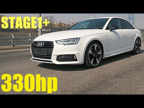 ТЕСТ ДРАЙВ AUDI A4 B9 Stage1 330HP - KIA STINGER V6 не нужен!