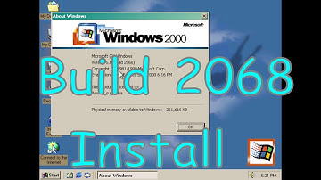 Windows 2000 Build 2068