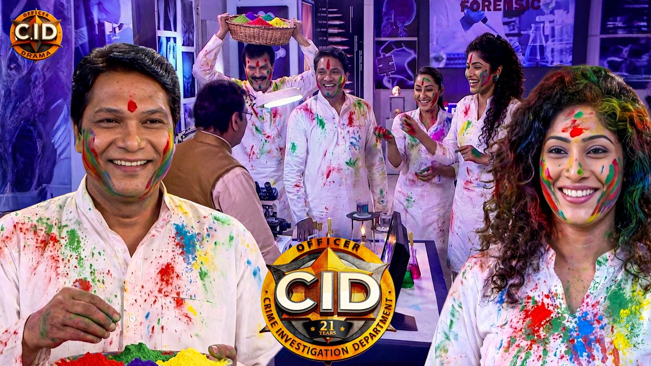 होली पर डॉ तारिका को रंग लगाने की लिये रंगों की टोकरी लेकर आया अभिजीत || CID || New Episode 2026