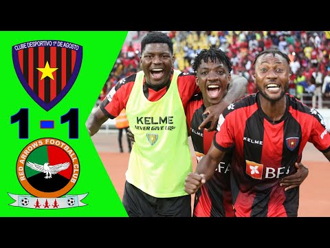 Primeiro de Agosto 🆚 Red Arrows FC 1 - 1 Full Match Highlights & Goals CAF  Champions League 2023 