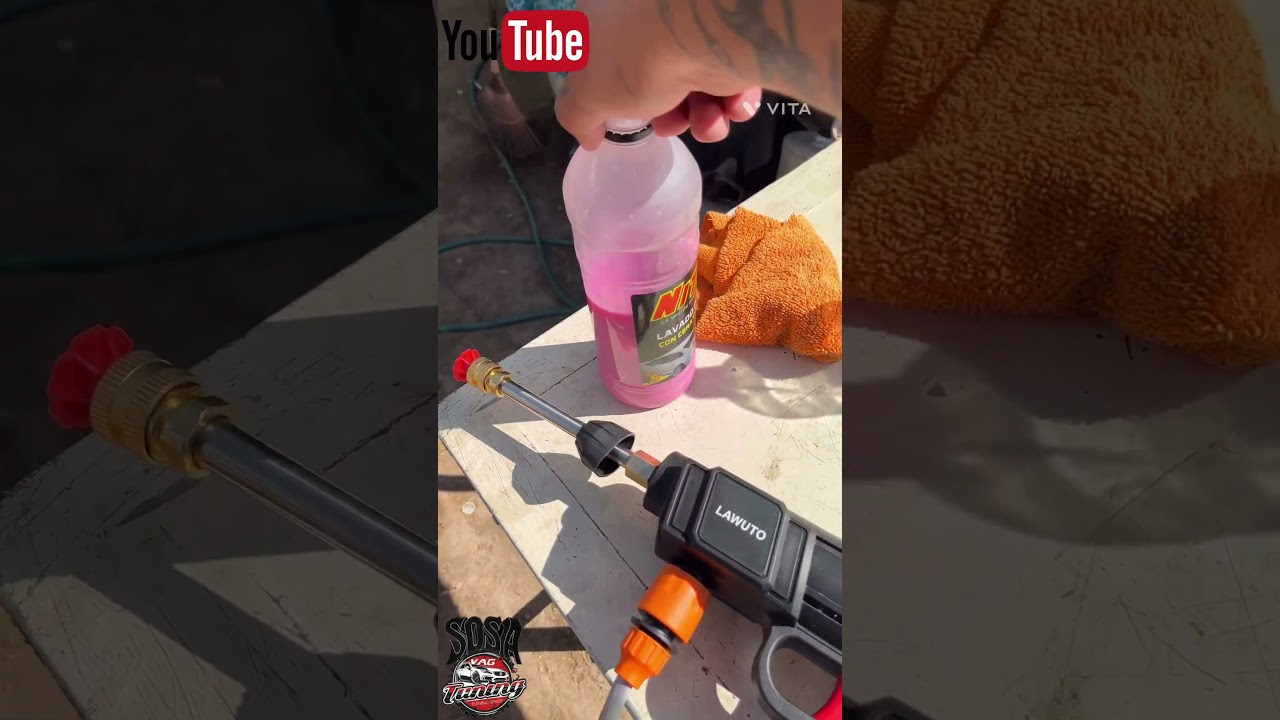 Probamos esta hidrolabadora inalámbrica de mercado libre  el video en mi canal