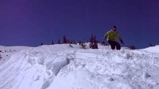 Copper Mountain - cornice drop, 4/11/11, Dainis B.